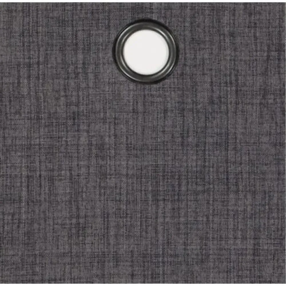 Eclipse 63"x52" Rowland Blackout Curtain Panel (One Panel) Charcoal - Picture 7 of 9